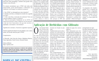 JORNAL DE SINTRA: Aplicação de Herbicidas com Glifosato